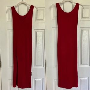 💥SOLD💥 Red high slit dress 💃🏻